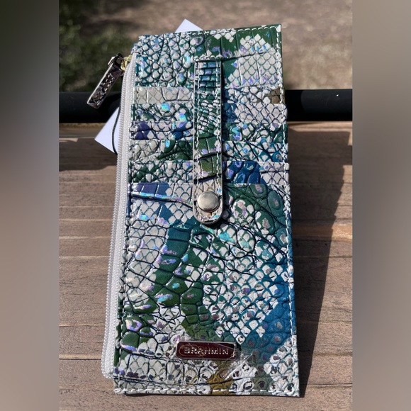 NWT Brahmin Spellbound Credit Card Ombre Melbourne Wallet - Picture 3 of 13